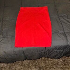 Red Pencil Skirt